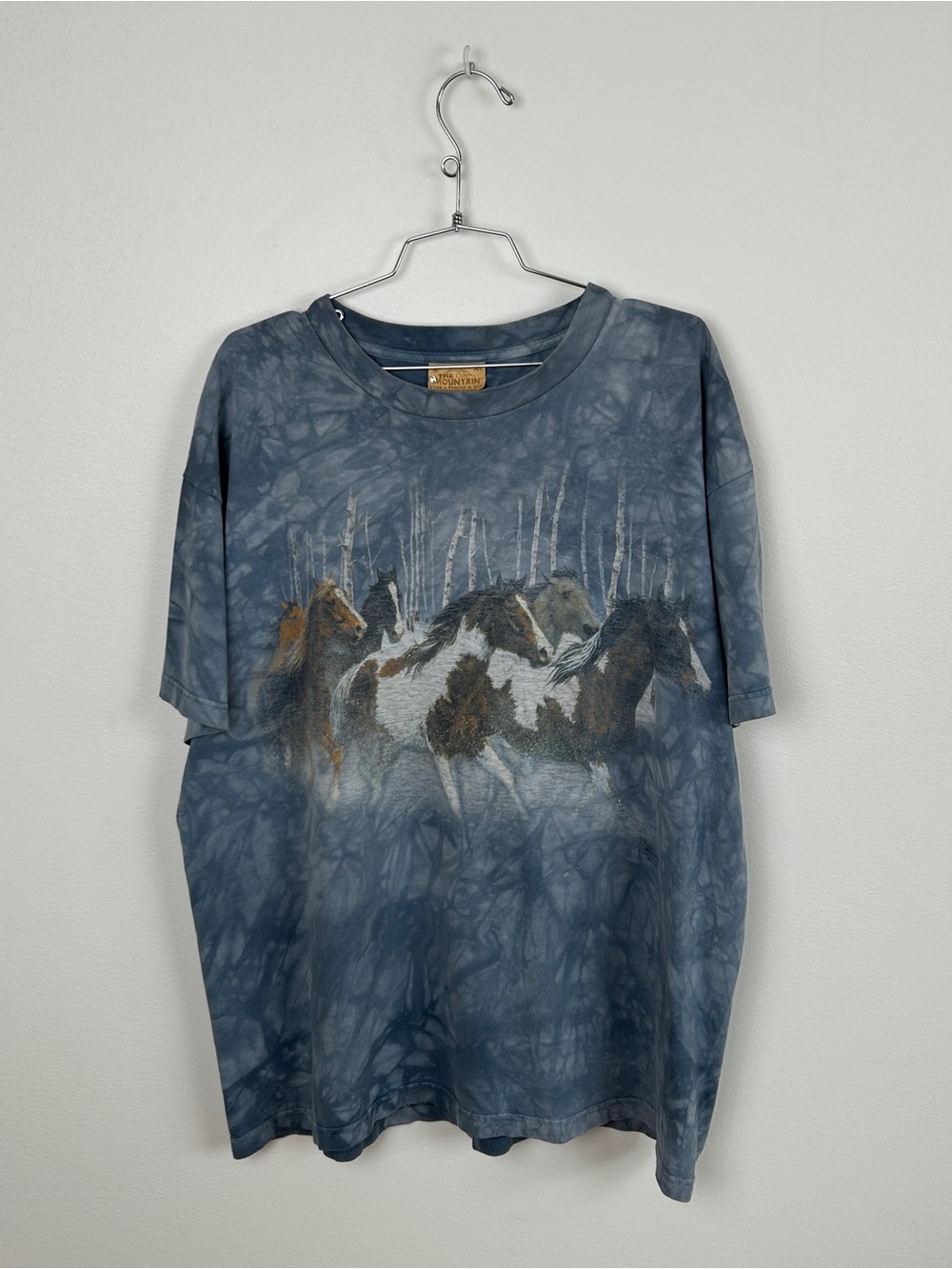 Vintage 1998 The Mountain Blue Horse Tee